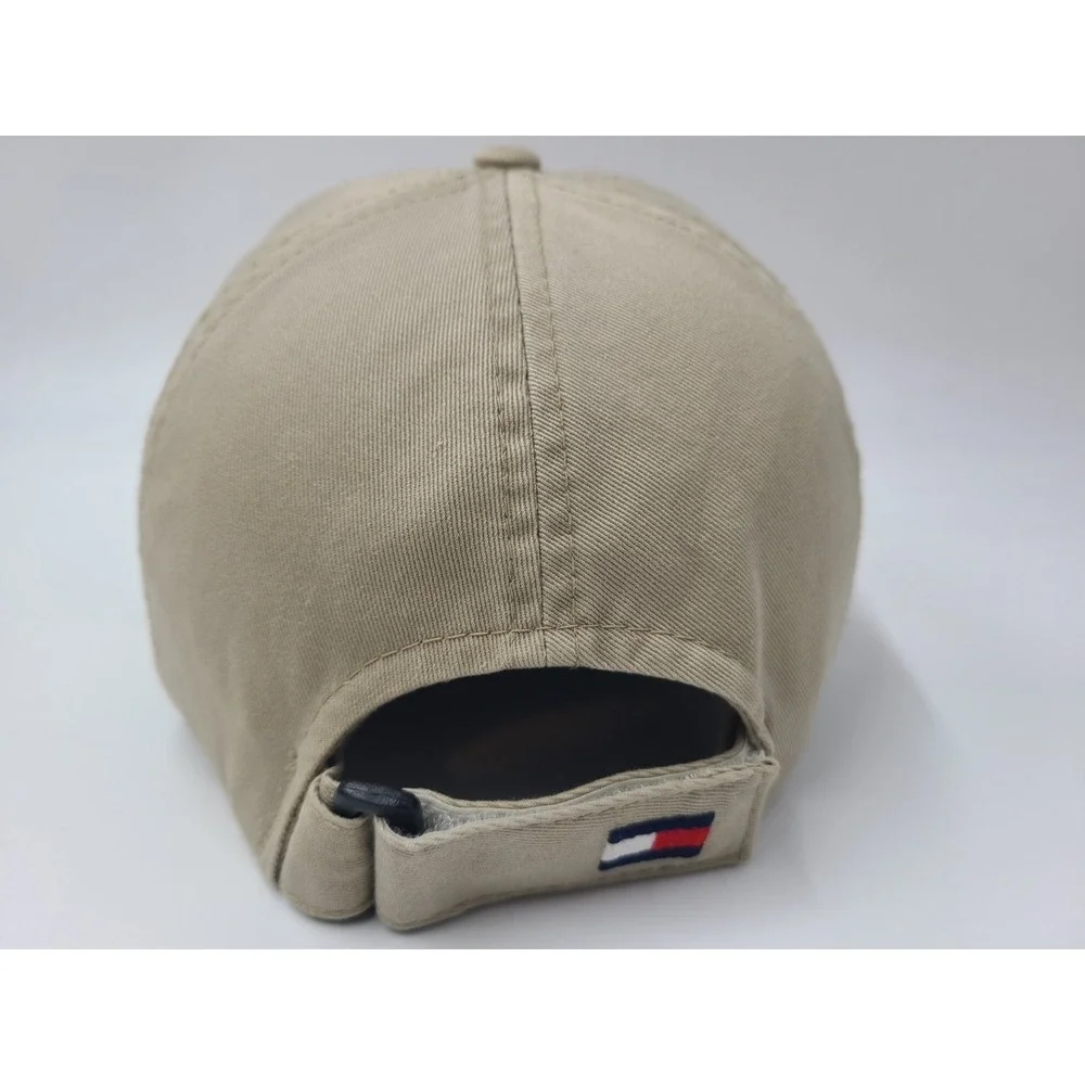 Youth‎ Tommy Hilfiger TH85 Adjustable Hat Cap Cotton Casual Logo Boy Girl Beige